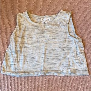 Native Youth grey crop top. Size S.